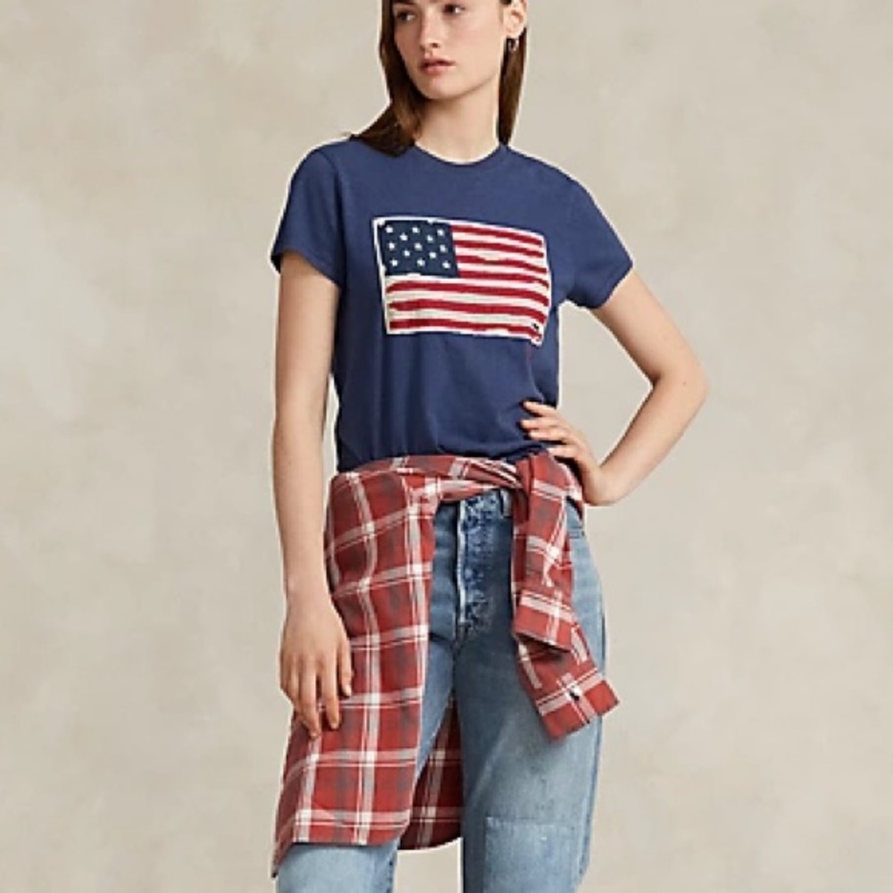 🇺🇸Polo Flag Tee🇺🇸